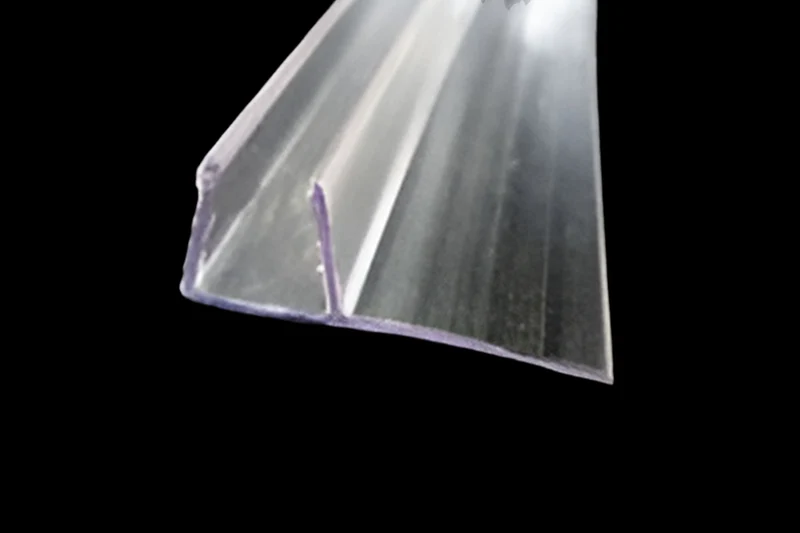 Polycarbonat-Überlappungsdichtung – 12 mm Glas, 90°-Lippe, Art.Nr. 1290
