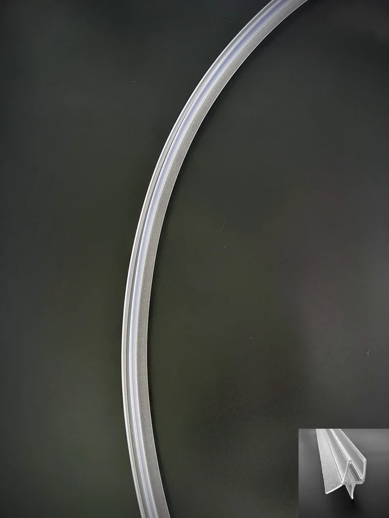 Gebogene Duschdichtung – Schleiflippe Viertelkreis, 11–14 mm, Art.Nr. 5102.550