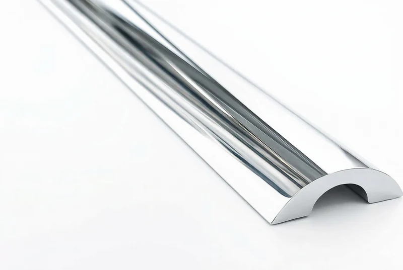 Schwallprofil rund – Alu 6 mm, 5 Farben, 100–240 cm, Art.Nr. SDT980