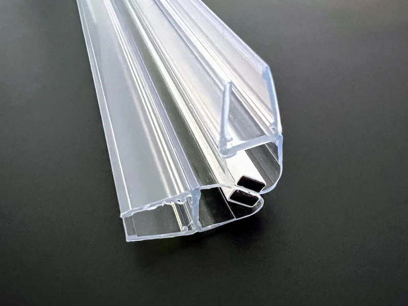 Duschtür-Dichtungs-Set – 90° Ecke mit Lippendichtung, nach außen öffnend, Art.Nr. 5051609D