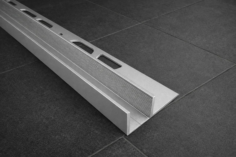 Alu U-Winkelprofil – Auflageschenkel für Fliesen, ohne Bohren, Art.Nr. PP-TGU1214