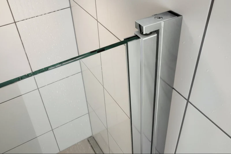 Drehbares Wandprofil Emily Hebe-Senk (Profilset ohne Glas) – für 6 mm ESG, 180° Pendeltür, in 4 Oberflächen, Art.Nr. 41.0901