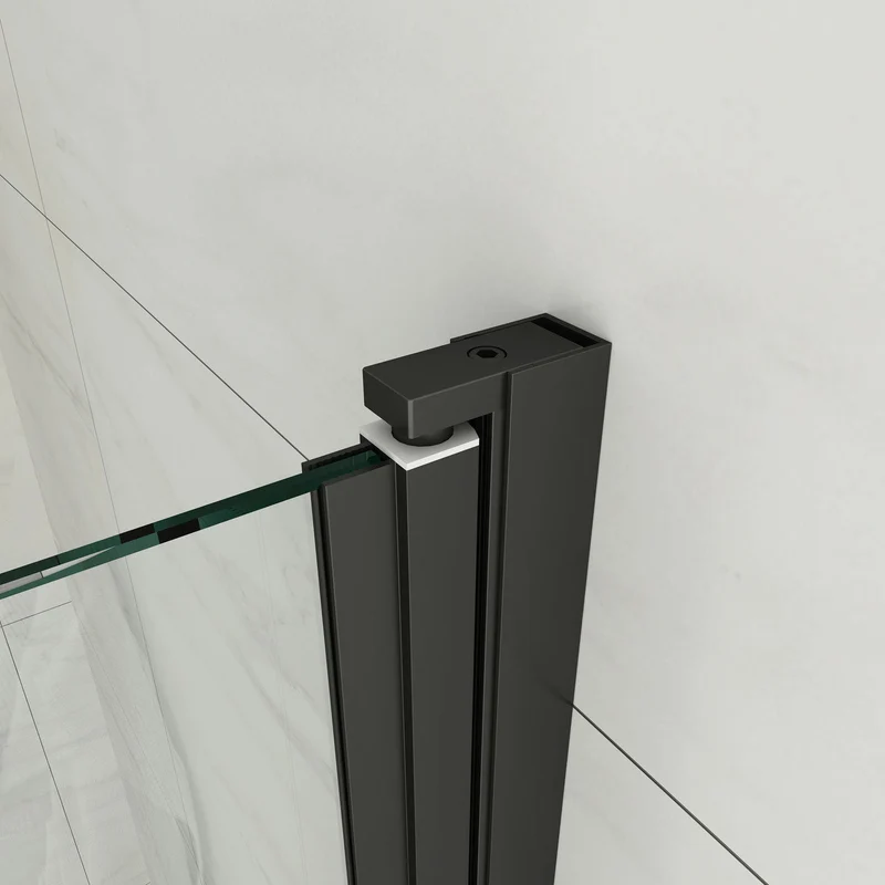 Drehbares Wandprofil Emily Hebe-Senk (Profilset ohne Glas) – für 6 mm ESG, 180° Pendeltür, in 4 Oberflächen, Art.Nr. 41.0901