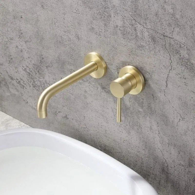 Einhebelmischer für die Wand, PIZO gold