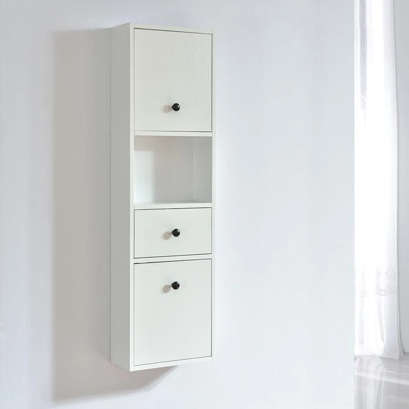 Großer Hängeschrank in Melamin mit weißem Finish ARMARIA