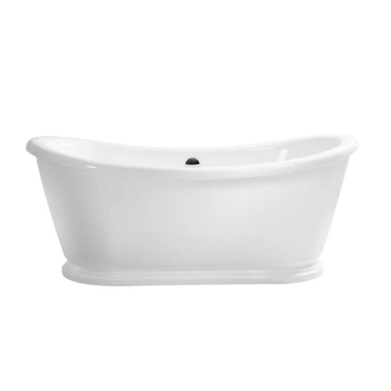 Freistehende Retro-Badewanne PITTSBURGH, Ablaufgarnitur inklusive