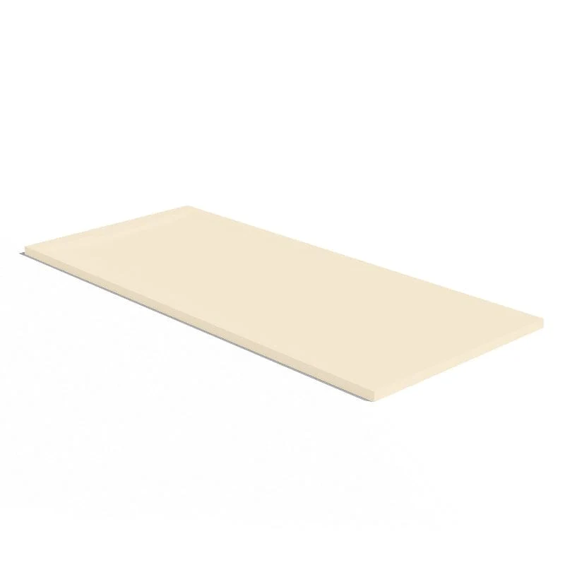 Mineralguss-Duschwanne extra flach COVER, Schieferoptik, BEIGE