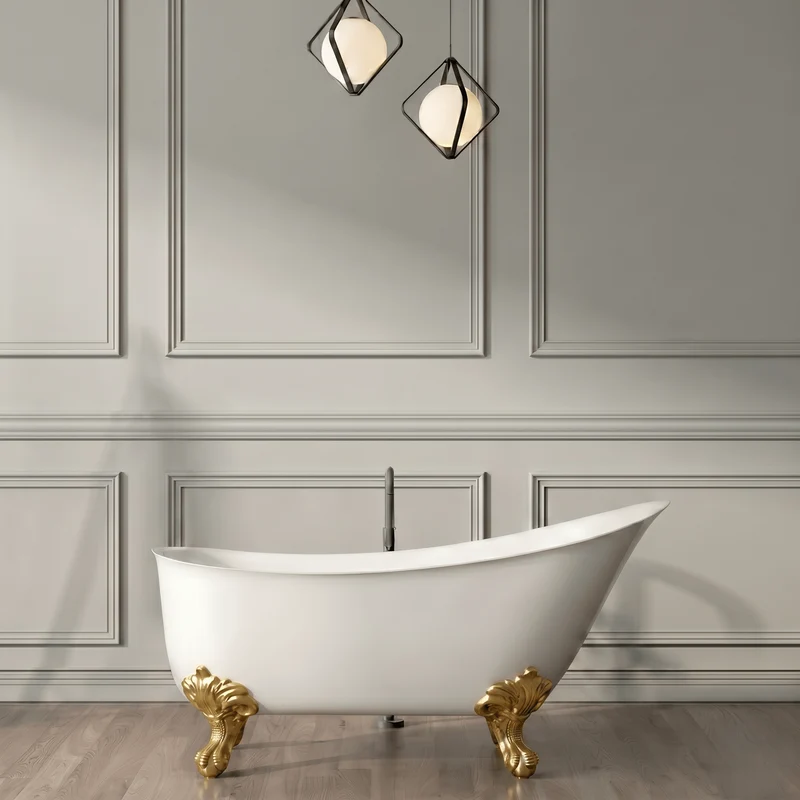 Freistehende Badewanne mit Füßen BALMAIN