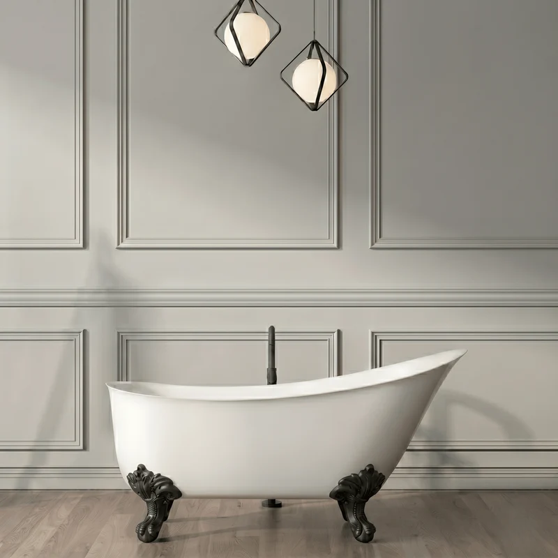 Freistehende Badewanne mit Füßen BALMAIN