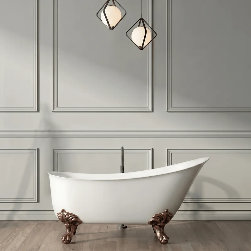 Freistehende Badewanne mit Füßen BALMAIN