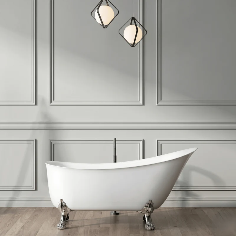 Freistehende Badewanne mit Füßen BALMAIN