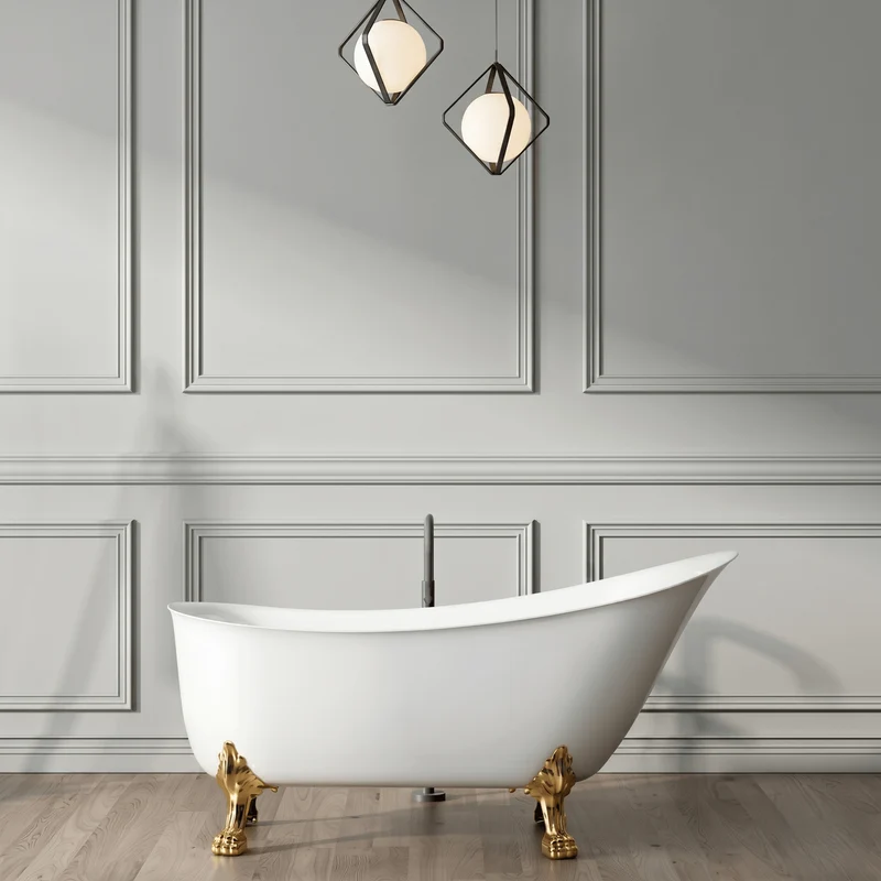 Freistehende Badewanne mit Füßen BALMAIN