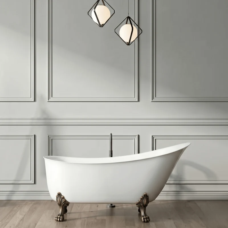 Freistehende Badewanne mit Füßen BALMAIN