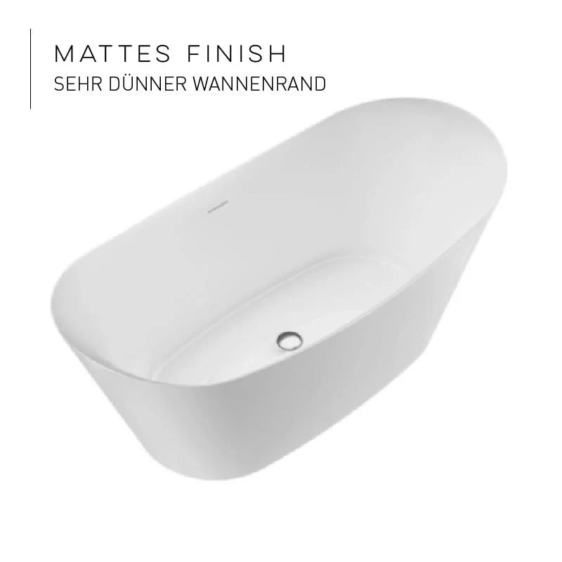 Freistehende Badewanne PALMA MATT