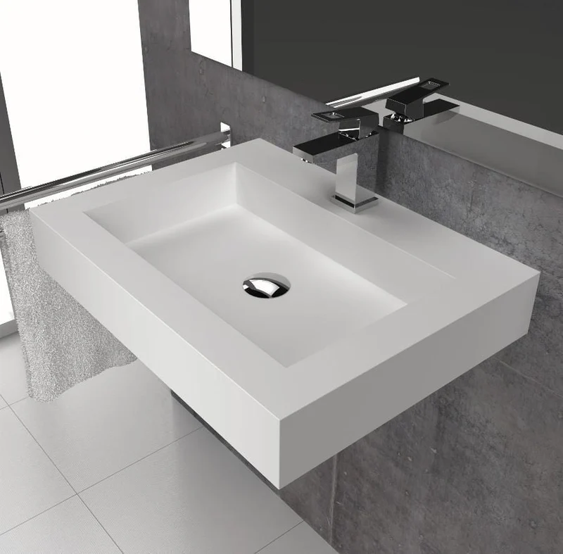 Waschbecken hängend - Solid Surface BRISTOL