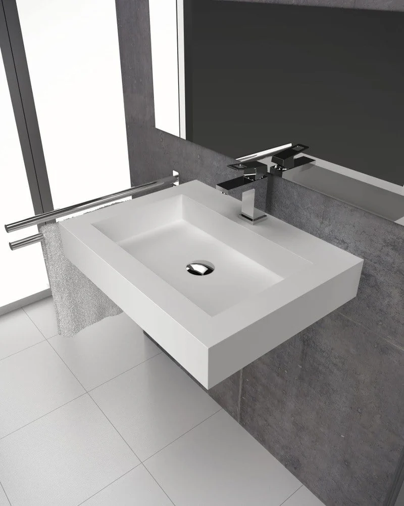 Waschbecken hängend - Solid Surface BRISTOL