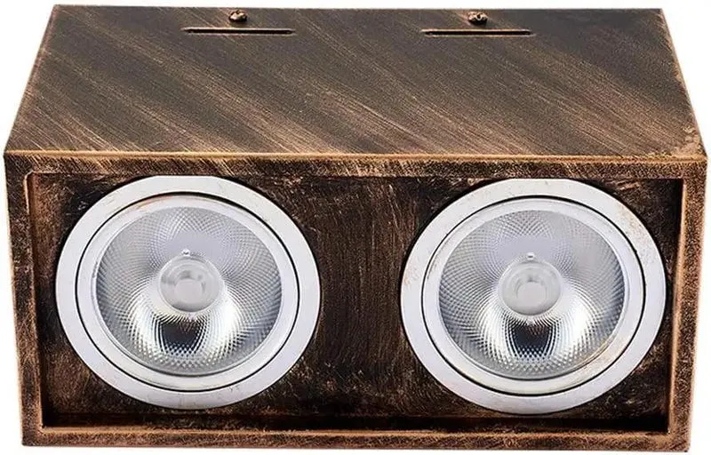 Slick Retro Vintage Recessed Lighting Trim Kit Featuring Dual Head Adjustable Led Ceiling Downlight No Sweat Wall Mount Fixture Game Changing Vibe Control Dimmable Design 7W White