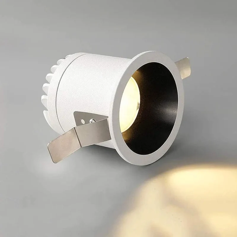 Slick Recessed Lighting Retrofit Kit Featuring Knockout LED Spotlight And Clean Aluminum Trim For Kitchens Or Offices Easy Install Downlight Fixture In Crisp Natural White That Drops A Top Shelf Glow In Any Room Without The Mess
