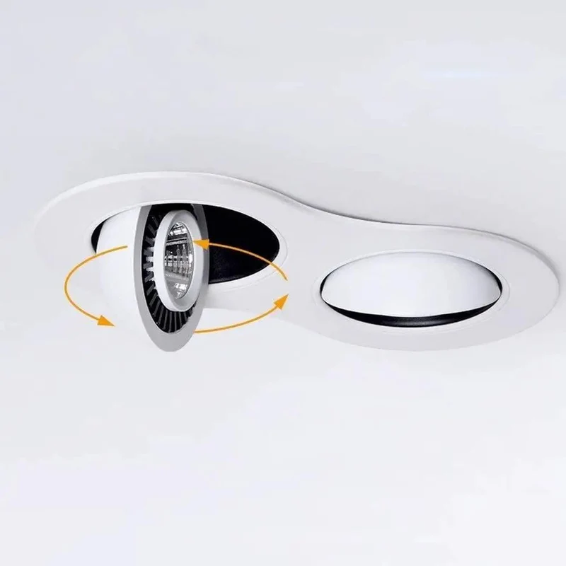 Top Shelf Double Head Recessed Downlight Trim Kit With Slick Adjustable Ceiling Retrofit Setup And Dimes Out Bright 4000K Neutral White Led Lights That Hit Different For Quick Kitchen And Bath Installation Plus Seamless Dimmer Hookup For Real Modern Home