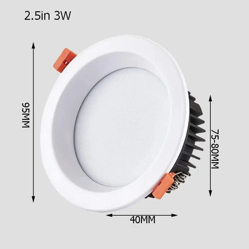 No Sweat Install Slick White Round Led Downlight Retrofit Kit For A Dead Simple Room Refresh Bright Dimmable Spotlight Total Game Changer For Kitchens Living Rooms Bathrooms
