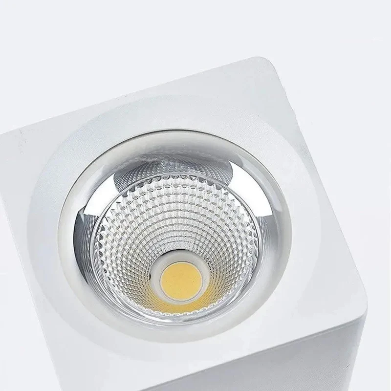 Top Shelf Square Recessed Ceiling Lights, Dimmable LED Retrofit Downlight Trim Kit In Warm White Cob, Solid Aluminum Build, Zero Hassle Install, Killer Ambient Lighting For Every Room