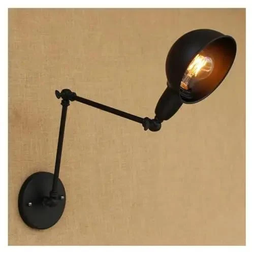 Sharp Adjustable Long Arm Wall Sconce For Bedrooms Hallways And Living Rooms Featuring Vintage Industrial Design Smooth Dimmable Glow And Chill Home Theater Vibes Ready To Upgrade Your Space Dmedium