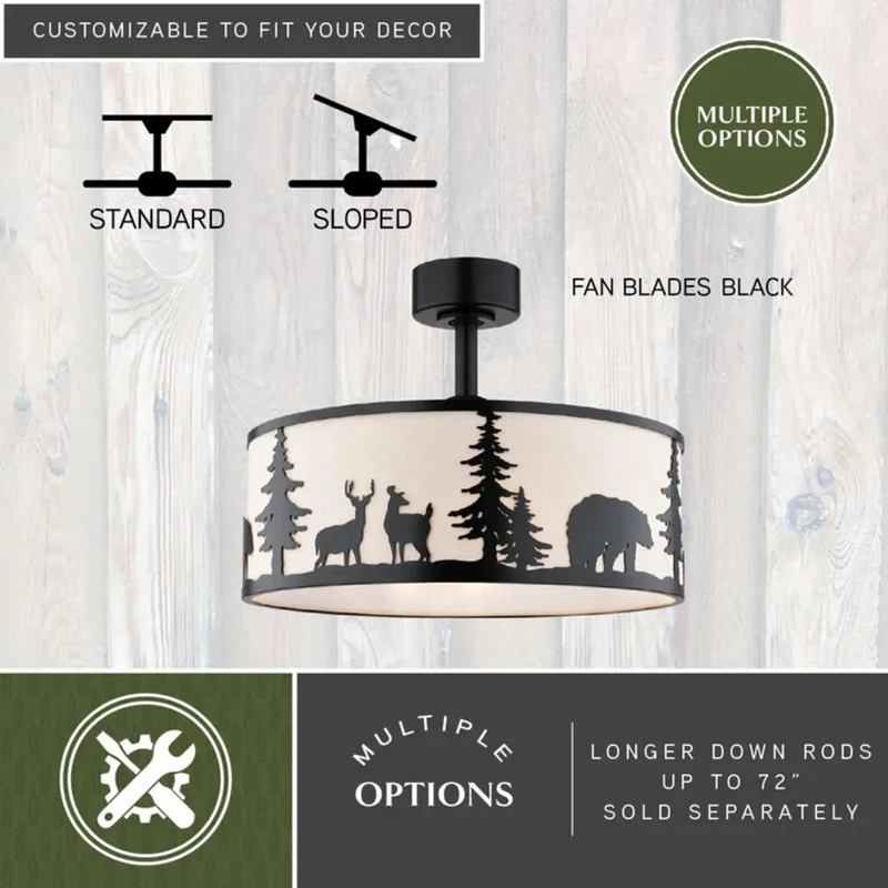 20 Inch Indoor Ceiling Fan With Dimmable Light Kit And Wireless Remote Control Three Speed Settings Steady Airflow Top Shelf Performance Smooth Breeze Flow For That Easy Going Home Vibe And Daily Cool