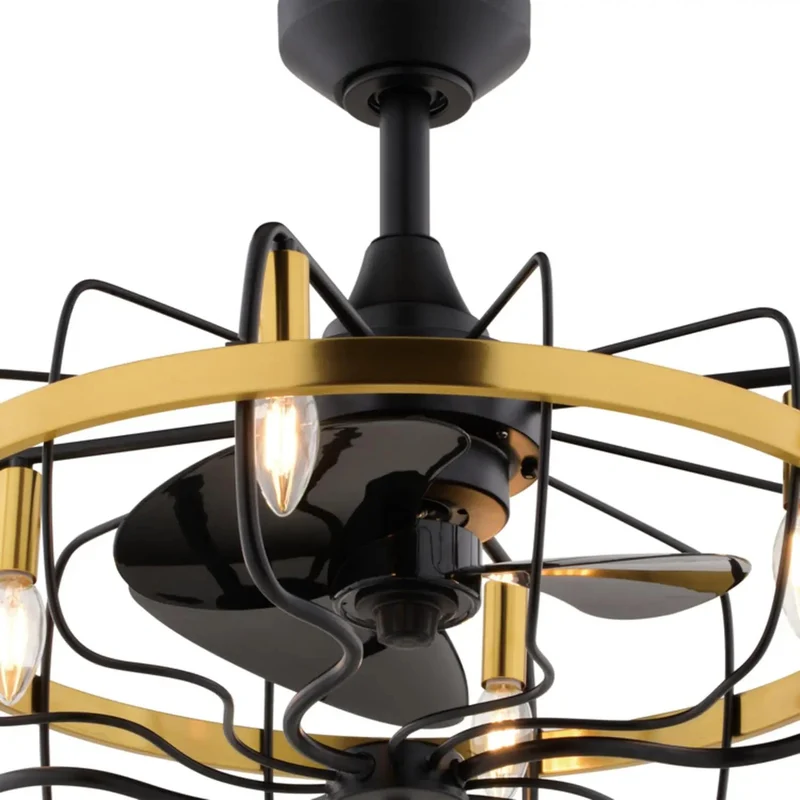 Sleek Modern Industrial Ceiling Fan 21 Inch With Dimmable Light Kit And Remote Control Perfect For Small Rooms And Bedrooms Delivers Three Speed Settings To Keep Your Pad Cool And Cozy All Year Long