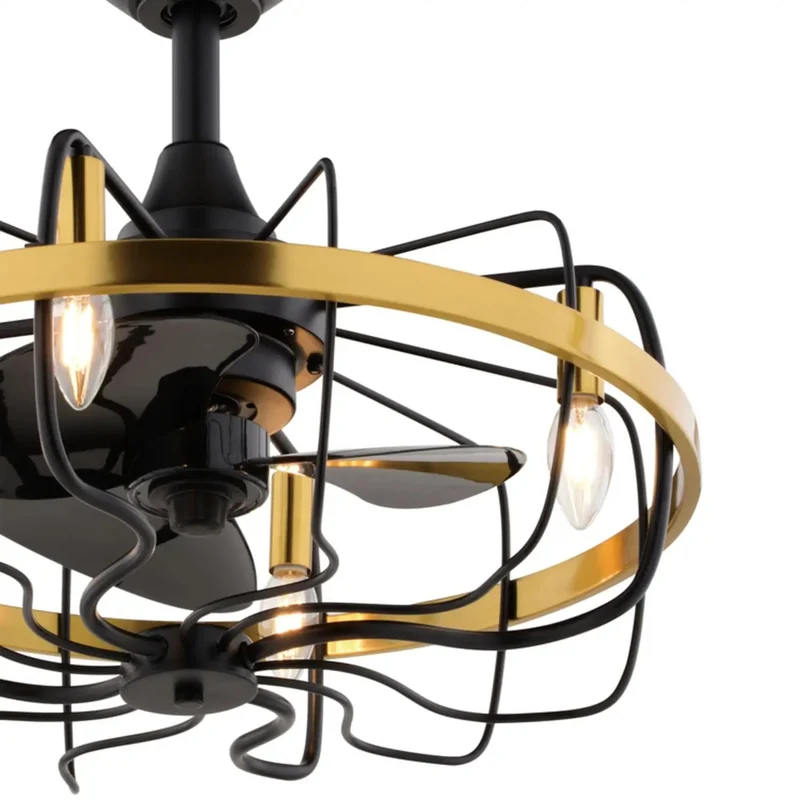 Sleek Modern Industrial Ceiling Fan 21 Inch With Dimmable Light Kit And Remote Control Perfect For Small Rooms And Bedrooms Delivers Three Speed Settings To Keep Your Pad Cool And Cozy All Year Long
