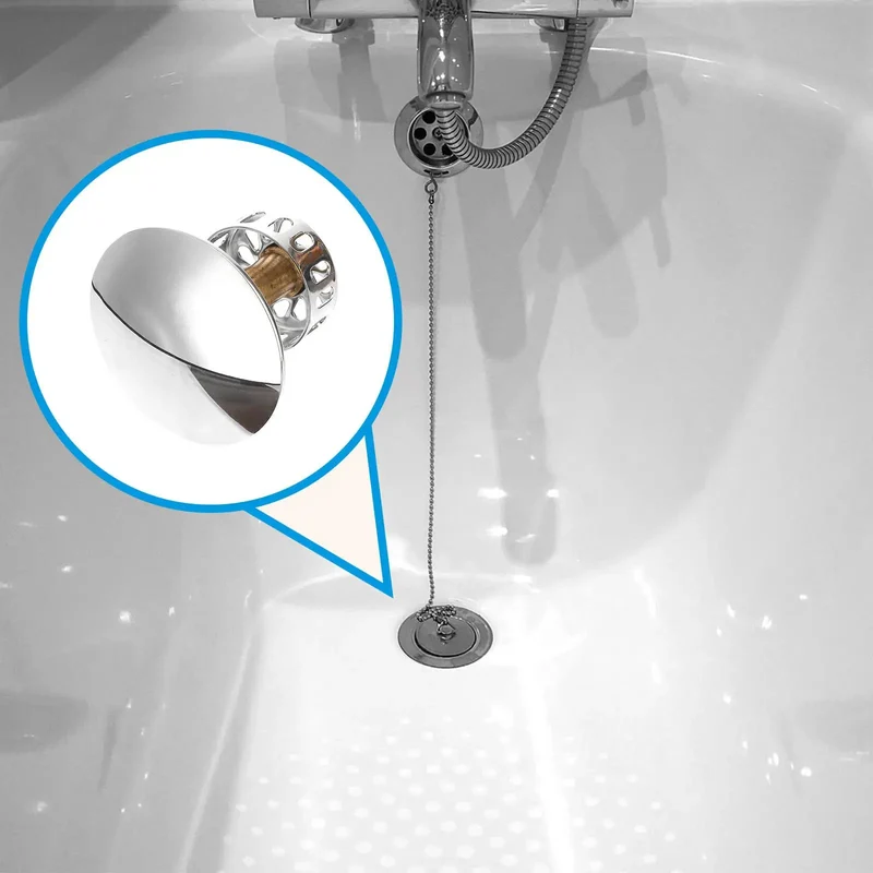 Slick Modern Copper Bathtub Drain Stopper With Slotted Pop Up Button Design For Hassle Free Water Control And Dang Nice High Grade Solid Metal Construction