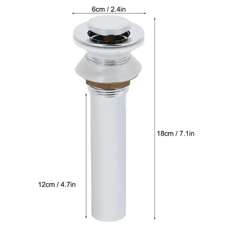 Slick Copper Pop Up Drain Stopper Kit For Bathroom Sinks Rust Proof Stainless Steel Tube Nifty Sink Plug Easy Install Leak Free Killer Quality No Extra Holes Needed Perfect Fit Bad Boy Upgrade For Your Home Plumbing Setup Right Now
