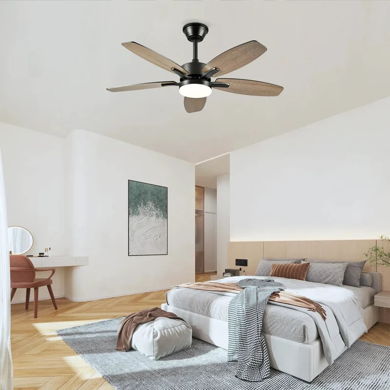 Top Shelf Matte Black 42 Inch Ceiling Fan Packed With Ultra Quiet Dc Motor And Soft Led Glow Slick Remote Control Six Smooth Speeds Reversible Breeze Setup For Chill Zones Now
