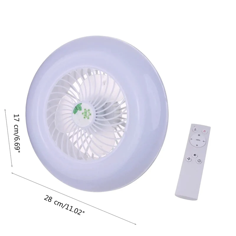 Dimmable E27 Ceiling Fan Light With Slick Remote Control And Smooth Cruising Airflow For Bedroom Study Bathroom Offering Adjustable Color Temperature And Zero Sweat Chill Top Shelf Pick