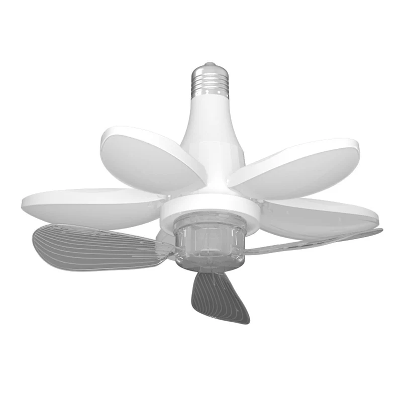Easy Swap Ceiling Fan Light With Remote Control And E27 E26 Screw Base Sporting Slick Five Blades And Energy Saving Led Brightness For A Super Chill Dope Cooling Setup In Your Bedroom Or Kitchen Space