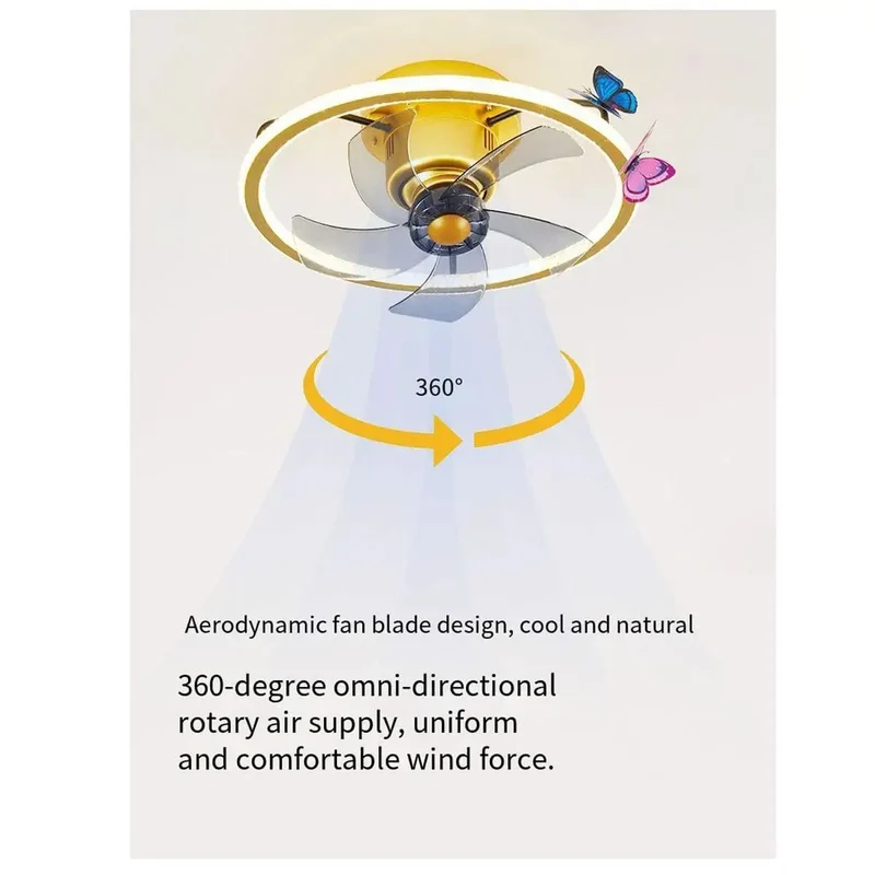 Smart Ceiling Fan With Built In Lighting And Pocket Sized Bluetooth Sound Boasts Six Quick Speed Settings Plus Three Warm Color Levels Featuring A True 360 Rotating Head For Smooth Whole House Airflow And Chill Lounge Vibes Indoors