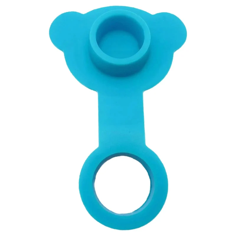 Silicone Bathtub Plug Stopper With Smooth Operator Grip Universal Fit For All Bathtubs Leak Proof Drain Blocker Durable Silky Touch Safe Blue Shade Adds Fresh Vibe To Your Bath Routine Easy Fix For Stress Free Soaking Sessions
