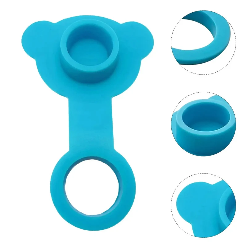 Silicone Bathtub Plug Stopper With Smooth Operator Grip Universal Fit For All Bathtubs Leak Proof Drain Blocker Durable Silky Touch Safe Blue Shade Adds Fresh Vibe To Your Bath Routine Easy Fix For Stress Free Soaking Sessions