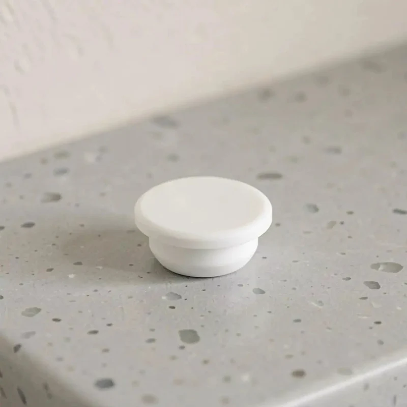 Set Of Five Soft Silicone Bathtub Drain Stoppers For 30 To 31mm Jet Holes White Basin Plug Limescale Proof Nonstick Coating Makes Deep Cleaning A Breeze Keeps Piping Fresh And Clog Free Daily