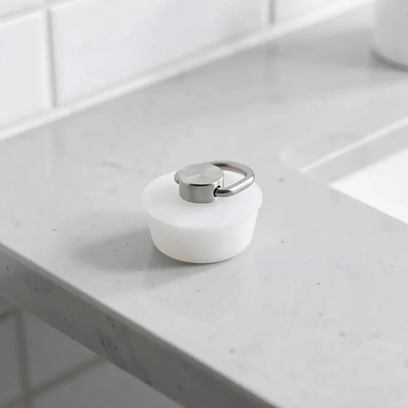 White Silicone Bathtub Drain Stopper Heavy Duty Leak Proof Bath Plug Tight Seal Easy Clean Noodle Free Tub Saver The Ultimate Drip Killer For Home Bathroom Soaking Bliss