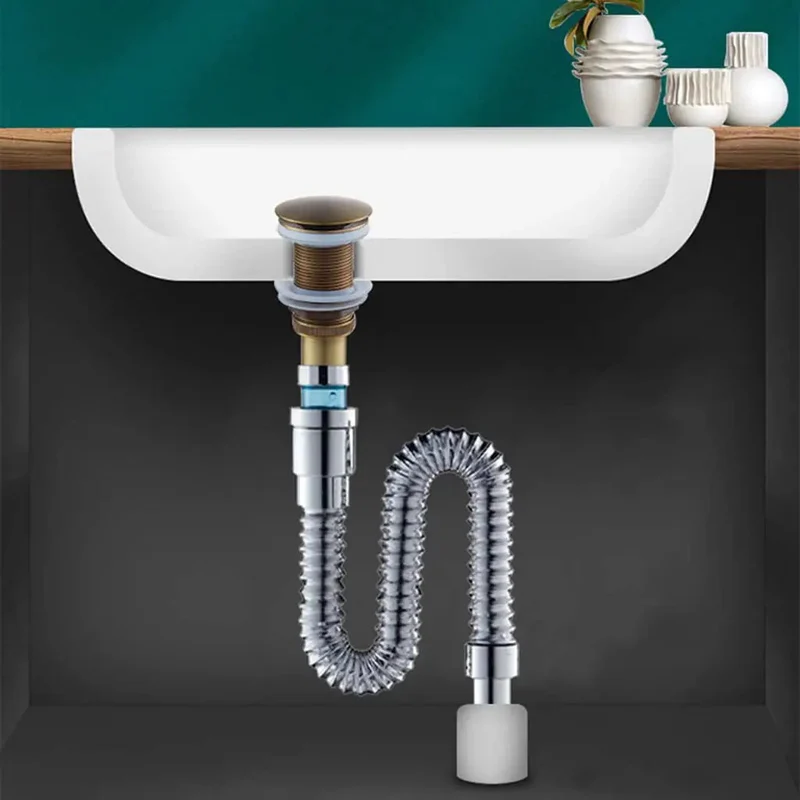 Heavy Duty Copper Wash Basin Drain Plug With Anti Rust And Tarnish Resistant Finish No Sweat Push Fit Installation For Sinks Overflow Holes Kitchen Bath Sink Stopper Sturdy Setup