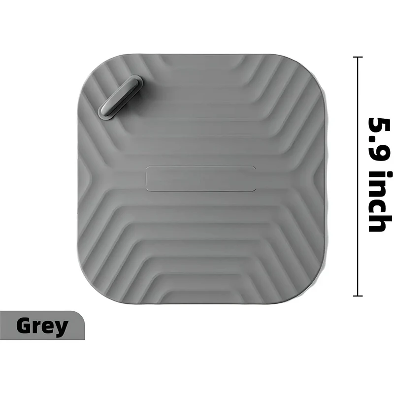 Slick Square Silicone Shower Drain Cover And Tub Stopper With Tight Grip Pest Proof Guard That Traps Smells And Keeps Crawly Critters Out For Low Drama Bathroom Fixes