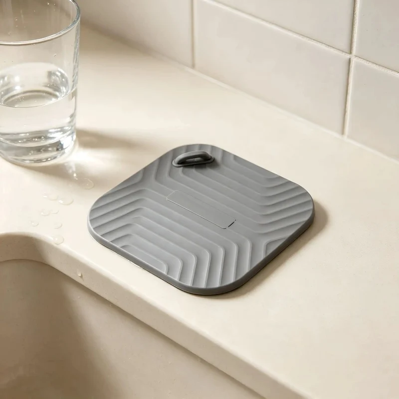 Slick Square Silicone Shower Drain Cover And Tub Stopper With Tight Grip Pest Proof Guard That Traps Smells And Keeps Crawly Critters Out For Low Drama Bathroom Fixes
