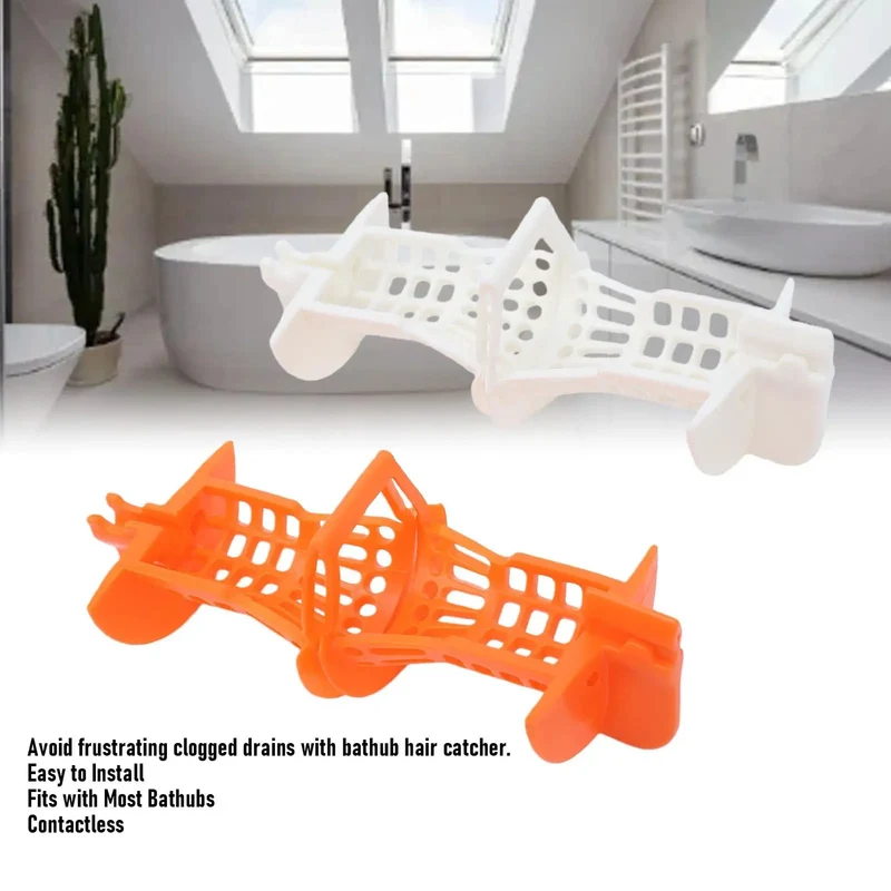 Effortless Bathtub Drain Hair Catcher With Easy Grip Removal Handle Serving As A Smart Tub Strainer To Snag Debris Block Clogs And Make Bathroom Cleanup A Whole Lot Less Of A Fuss