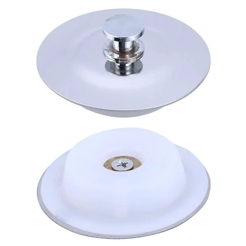 Killer Flat Drain Stopper For Bathtub And Sink 40Mm Stainless Steel With Tight Seal To Squash Gunk Buildup In A Jiffy For Kitchen Bathroom Maintenance That Never Fails