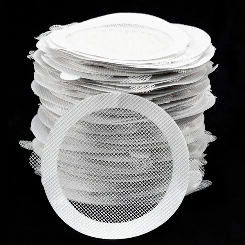 10 Pack Round Hair Catcher For Shower Drain Filter Adhesive Sticker Disposable Four Ear Design Snags All The Gunk Keeps Your Pipes Clear No More Dreading Clogs Hands Down Essential Kit