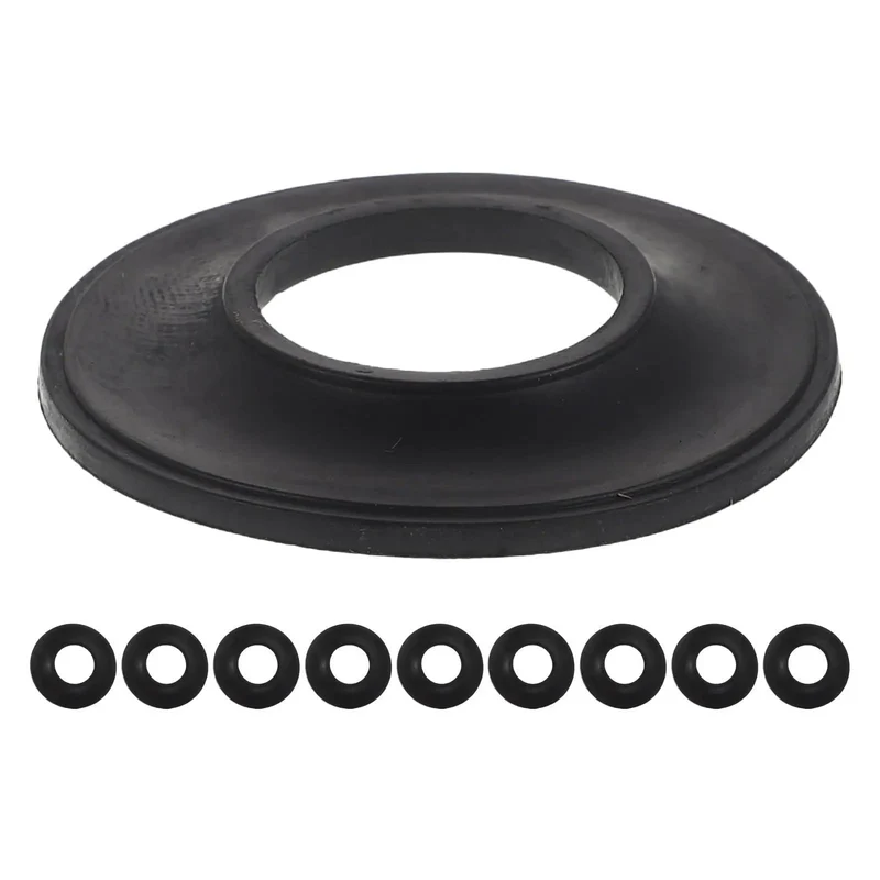 10 Pack Heavy Duty Rubber Bathtub Plug Washers Featuring Nonslip Texture with Drain Gasket to Seal and Stop Leaks Fast Easy Installation Makes Swapping Old Seals a Breeze Ensures Reliable Performance Saving Your Floors from Damage