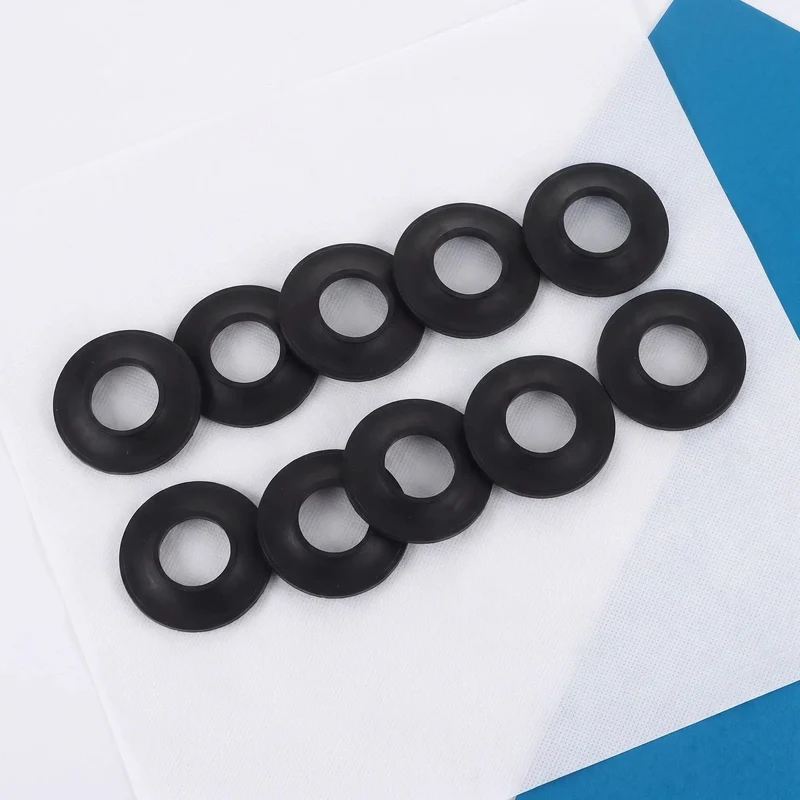 Heavy Duty Rubber Bathtub Drain Gasket Washers 10 Pack Thick Cushioned Pop Up Tub Stopper Seals Locking Down Tight To Stop Annoying Drips And Keep Your Bathroom Running Smooth