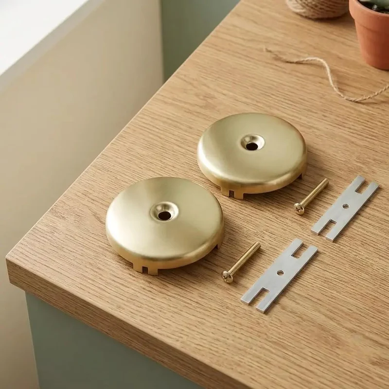 Top Notch Gold Single Hole Bathtub Overflow Drain Plate Pack Of Two With No Sweat Install Mounting Screw For Quick Tub Refresh Smooth Swap Bath Fixture Upgrade That Really Nails The Look