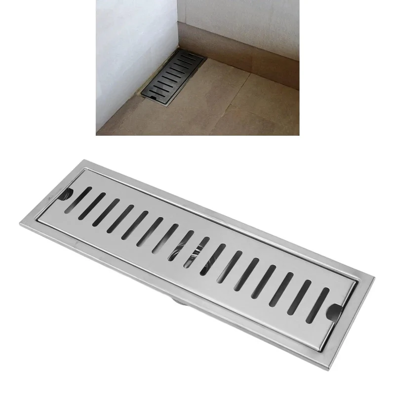 Upgrade Your Bathroom With This Top Notch 12 Inch Linear Shower Drain Featuring A Sleek Rectangular Floor Design And Built In Hair Catcher For Super Smooth Draining And Zero Clog Headaches