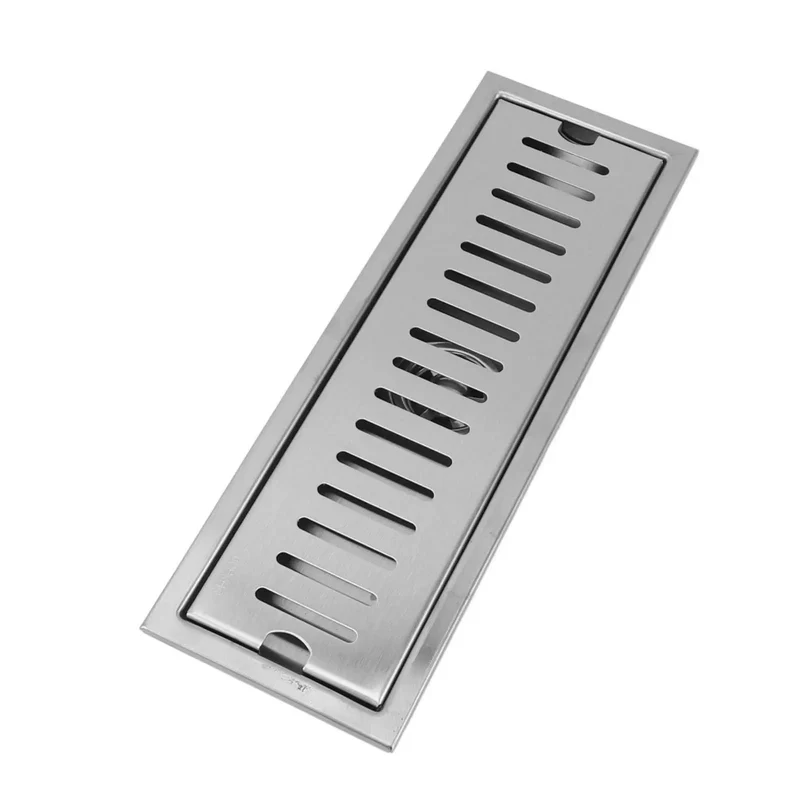 Upgrade Your Bathroom With This Top Notch 12 Inch Linear Shower Drain Featuring A Sleek Rectangular Floor Design And Built In Hair Catcher For Super Smooth Draining And Zero Clog Headaches